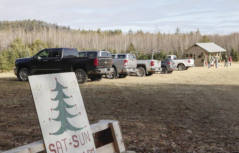 12-10-22 Chamberlain Farm sign and cars parked