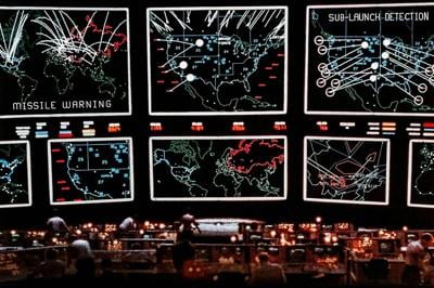 In the movie 'War Games' an AI plays a game with the real threat of triggering nuclear Armageddon. Courtesy of United Artists/Amazon MGM Studios