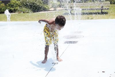 06-19-24 Spray Pad leaning down