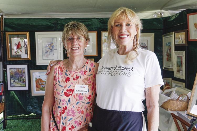 08-06-22 Art in the Park rosemary and barbara