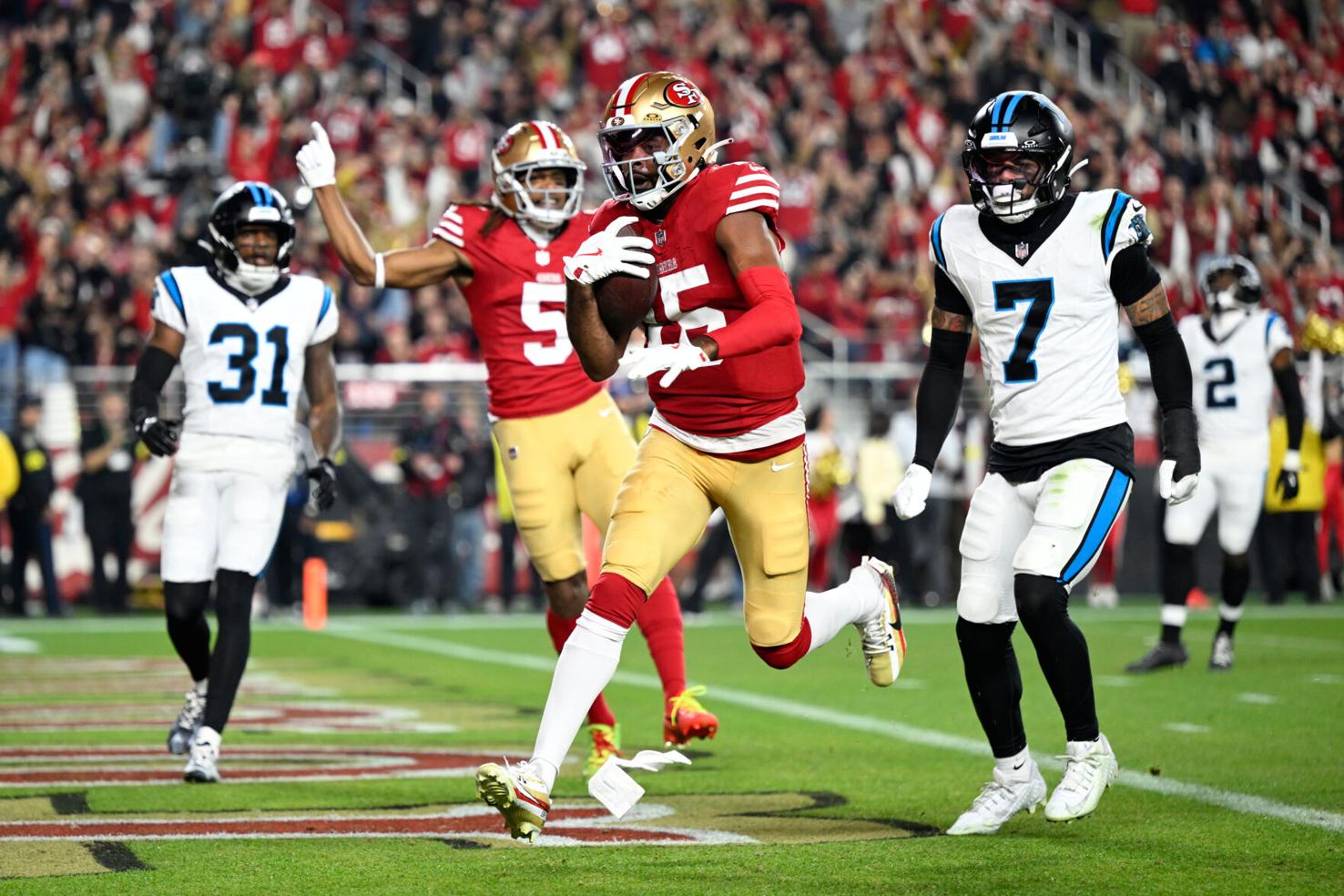 Panthers 49ers Football Sports couriernews com