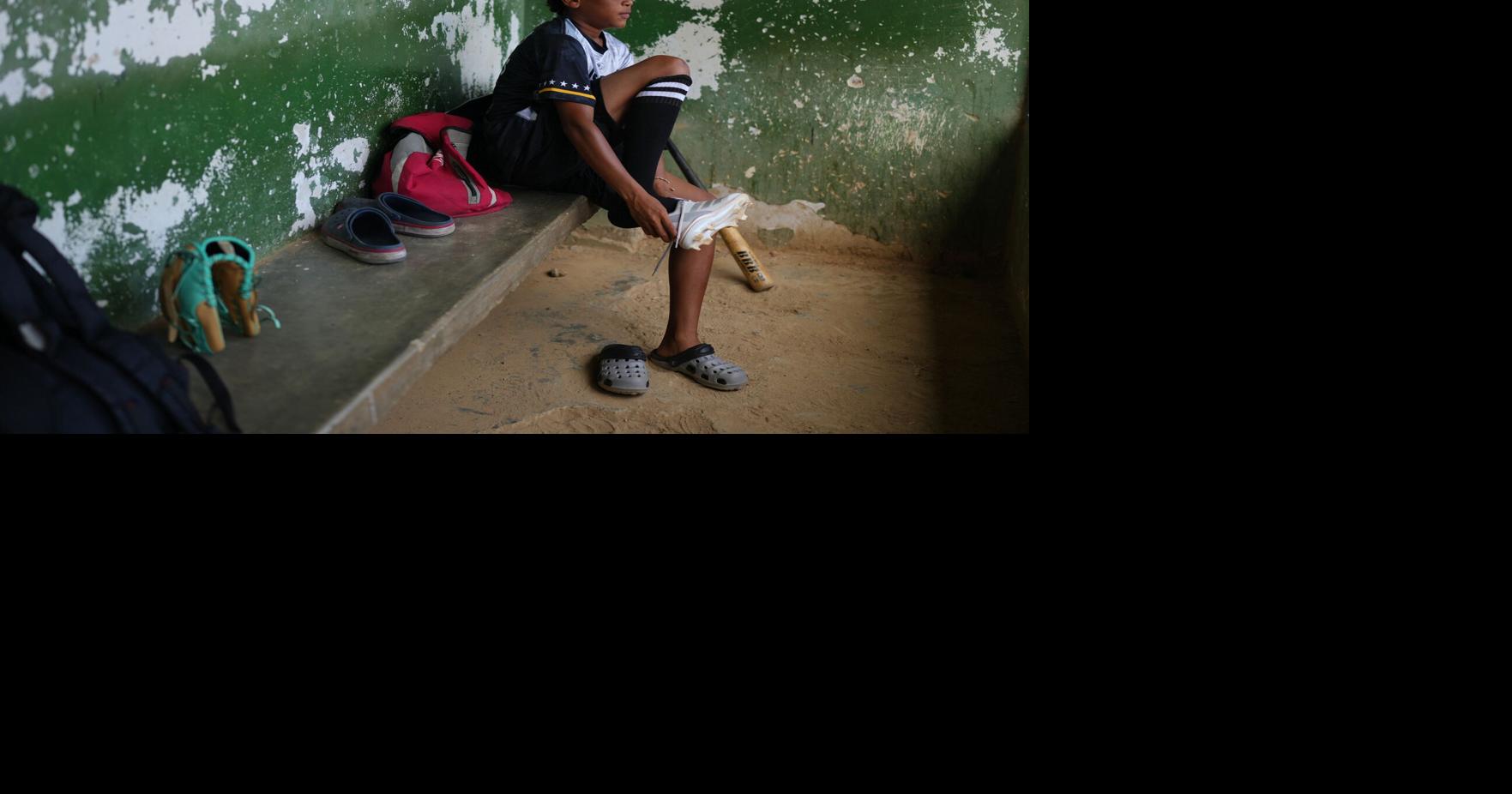 A 12-year-old baseball prodigy trains through tears after Venezuela quakes leave him homeless