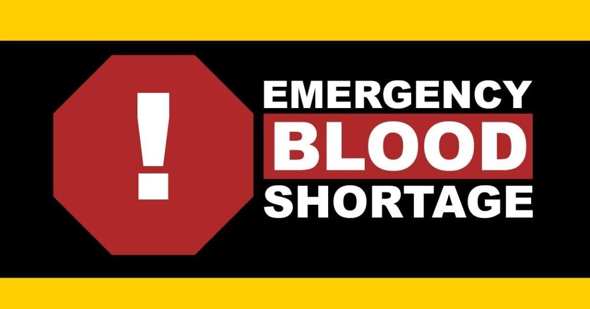 Blood donors needed now