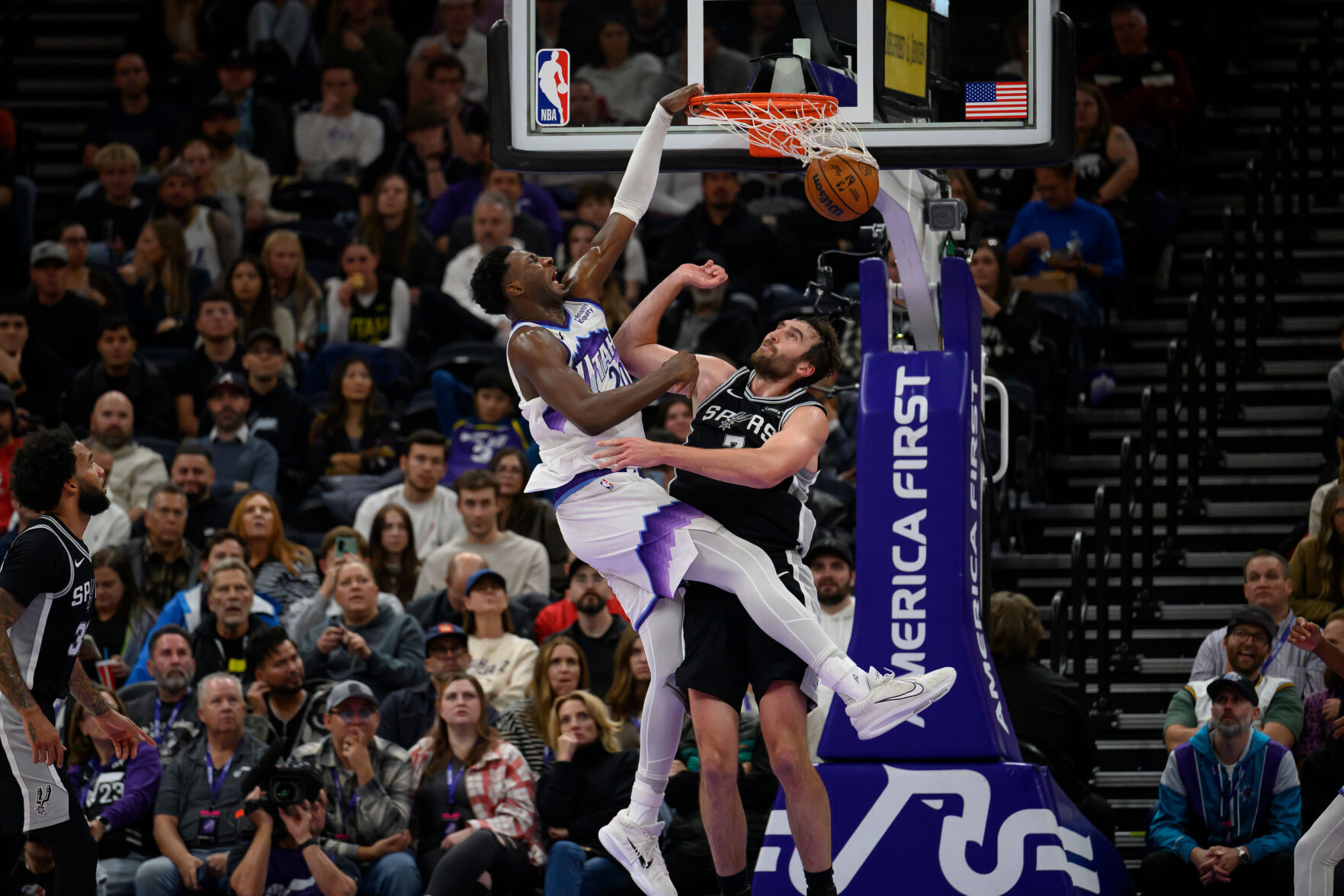 Spurs Printable Spurs Jazz Basketball | Sports | couriernews.com