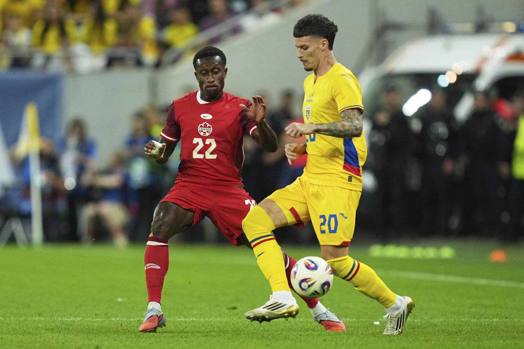 Romania Canada Soccer Sports