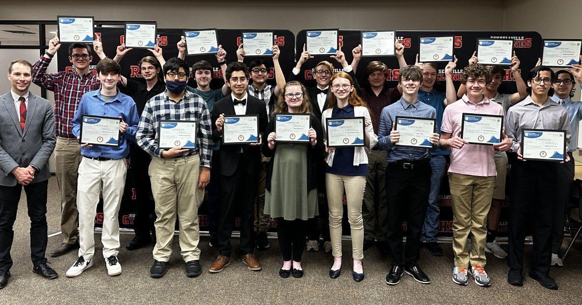 18 Russellville students pass Python exam News couriernews com