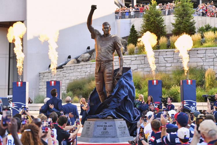 Patriots unveil statue of Tom Brady QB who led them to 6 Super Bowl