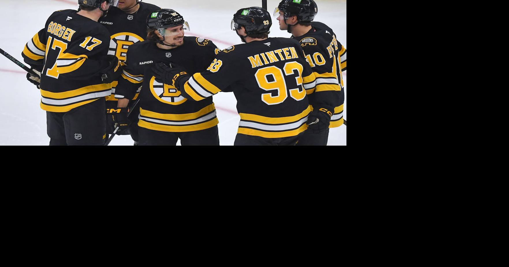Bruins Defeat Winless Flyers 5-1 Behind Zacha, Mittelstadt, and Swayman