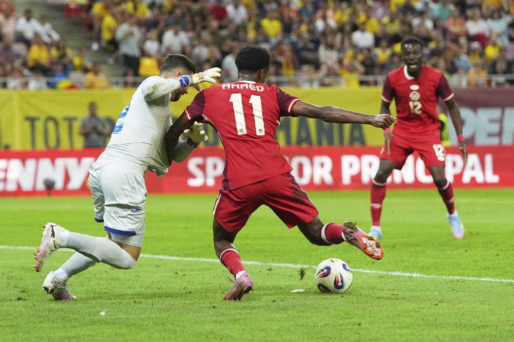 Romania Canada Soccer Sports