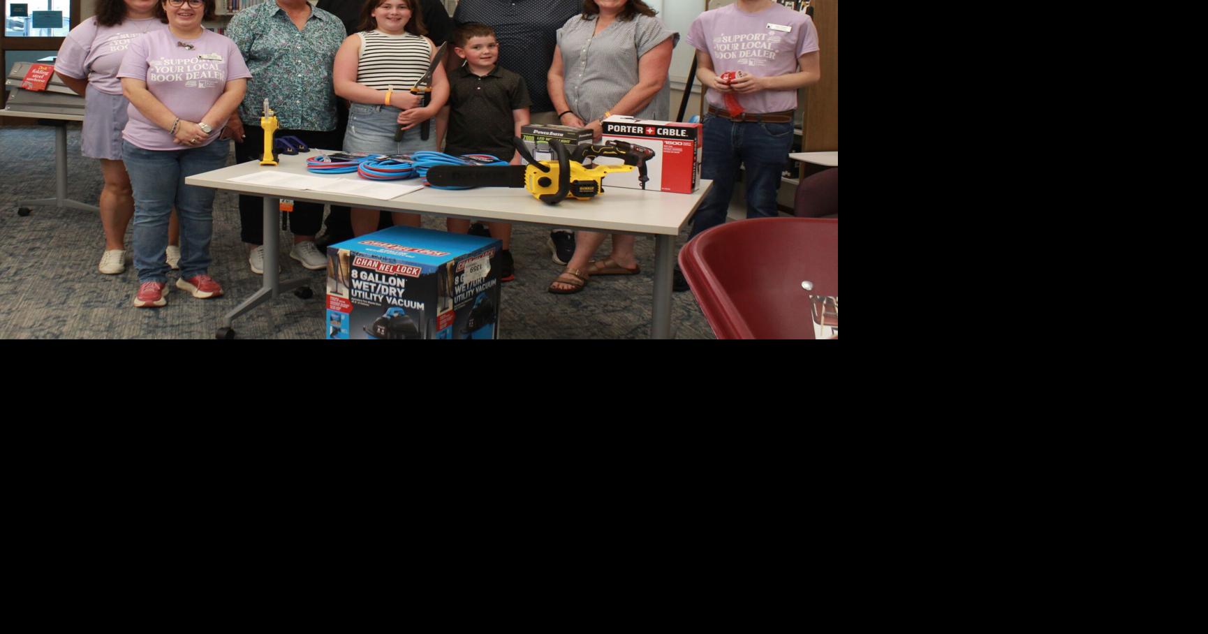 Ribbon cut on new tool library
