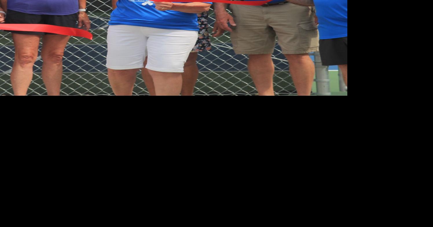 Pickleball courts hold grand opening