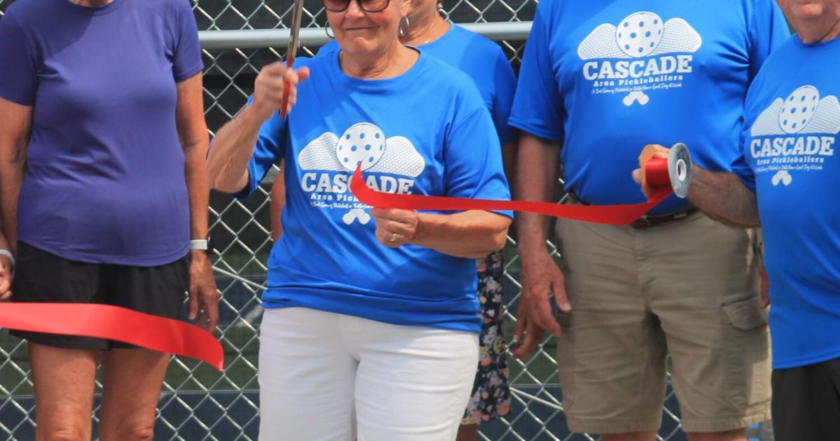 Pickleball courts hold grand opening