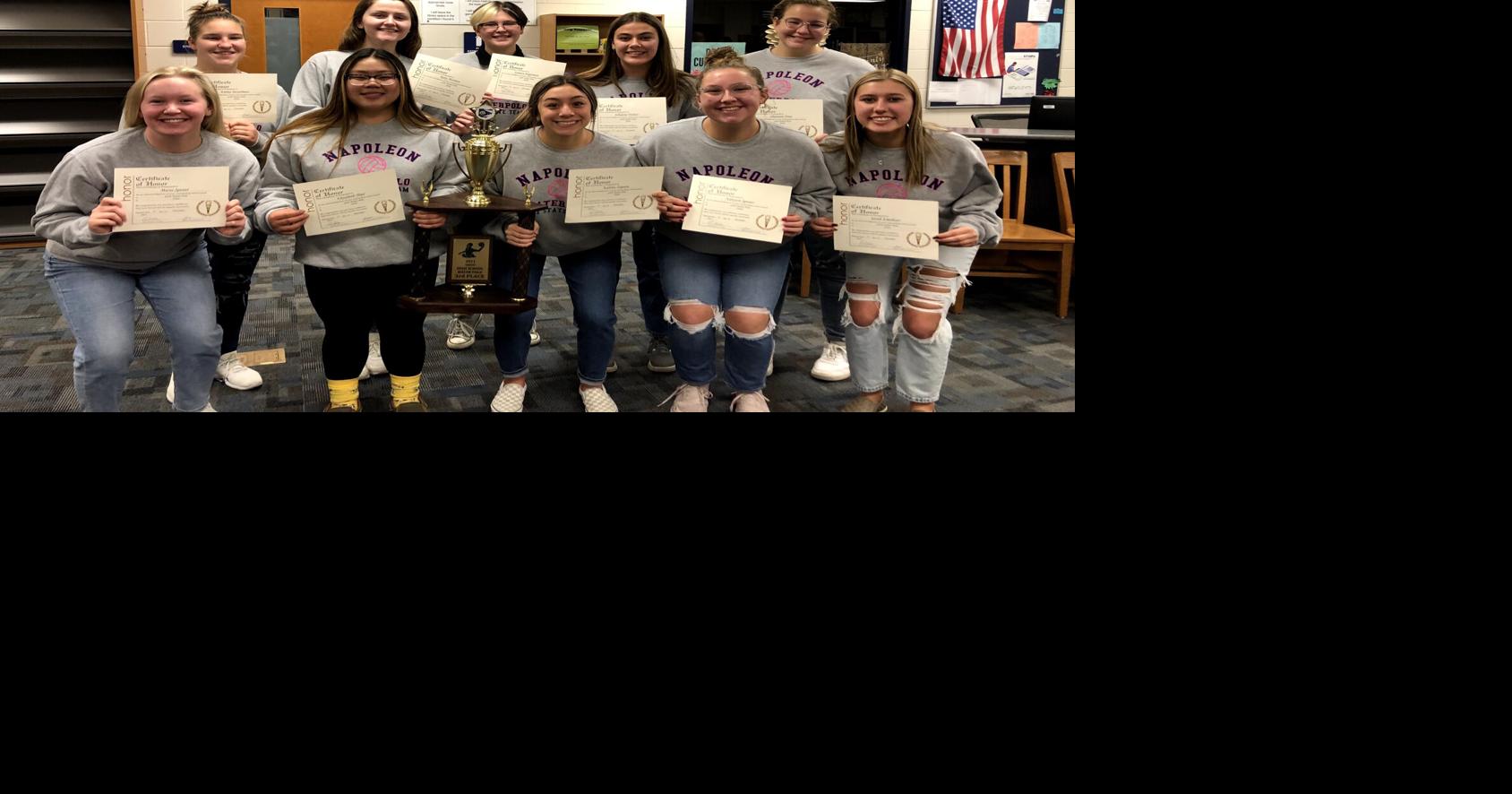 Napoleon board recognizes statequalifying athletes Local News