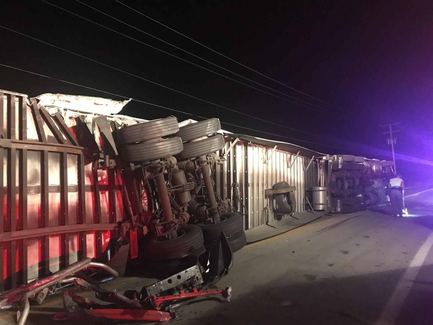 Semi crash closes down Paulding highway Local News