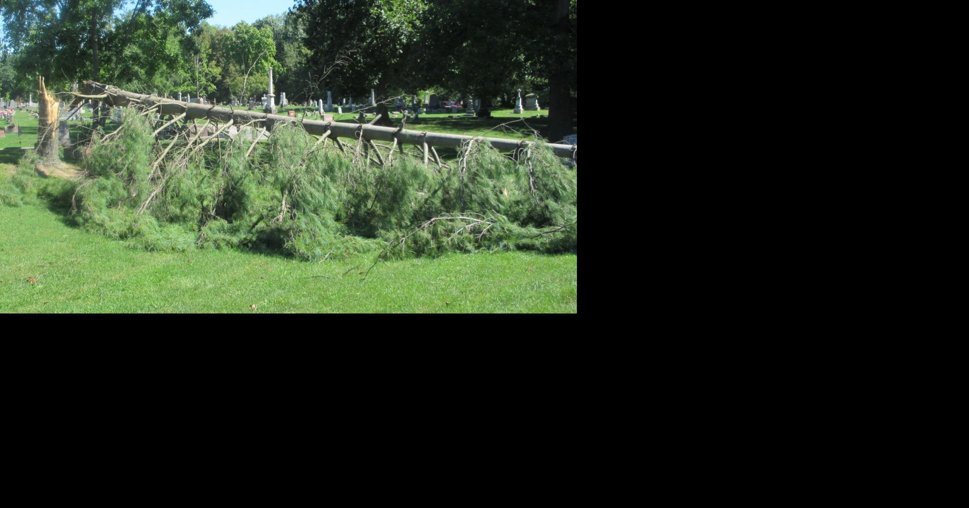 Riverside storm damage