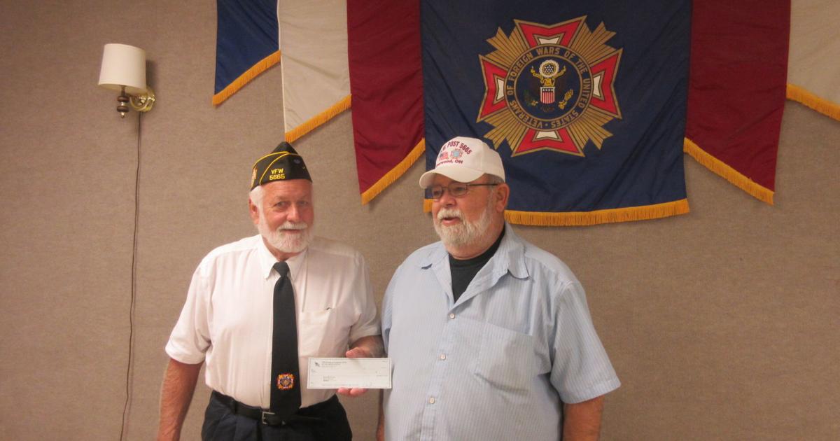 Steve Ransbottom Sherwood VFW donation | Local News | crescent-news.com