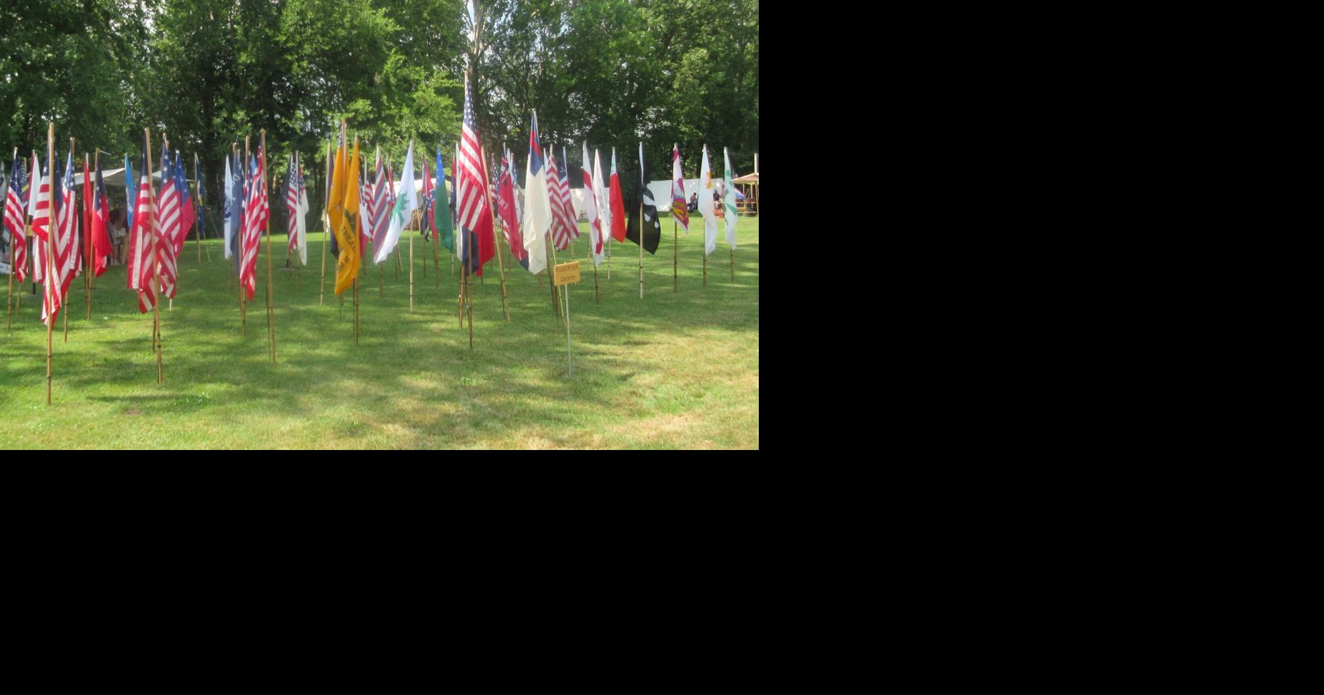 Colorful flags