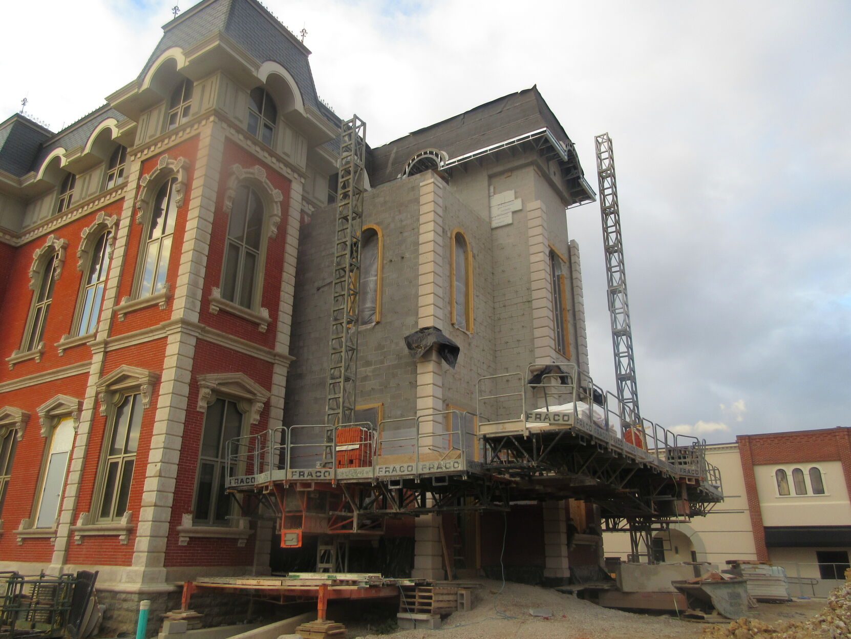 Point Defiance Courthouse Defiance commissioners decide to stain courthouse's new brick | Local ...