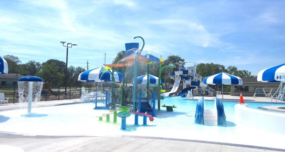 Napoleon's new aquatic center opens on a hot day Local News