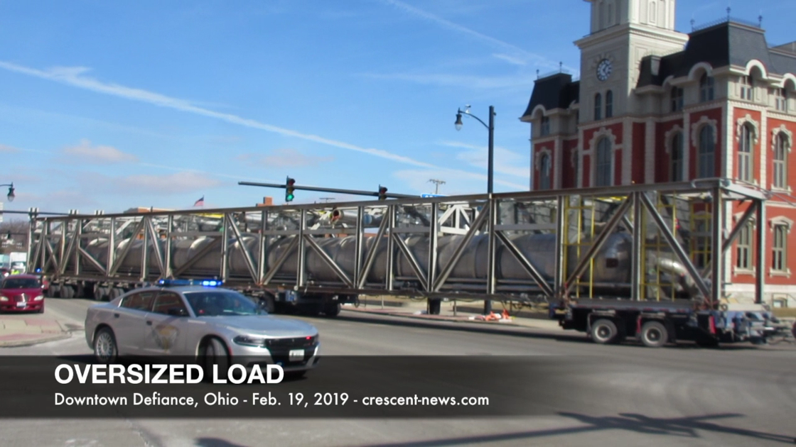 Oversized load Defiance Ohio