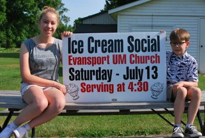 Evansport UMC ice cream social