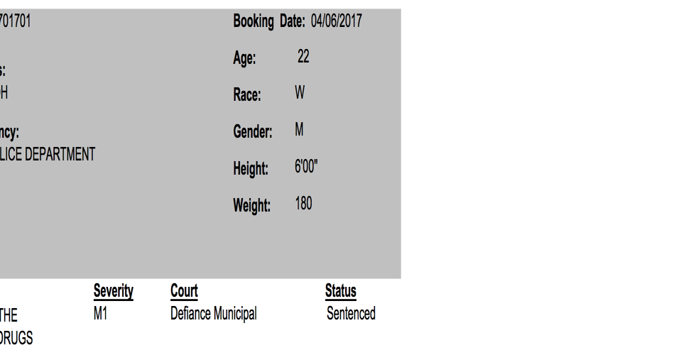 Micah Schumacher Booking Photos