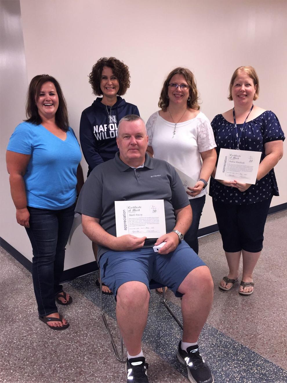 Napoleon teachers honored for 20 years of service Local News