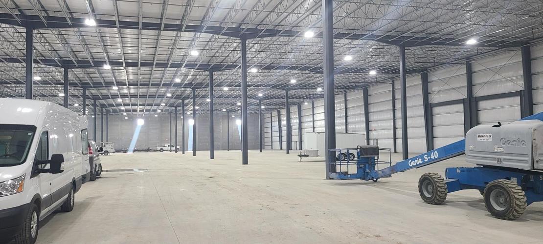 Keller's new industrial speculation building in Napoleon nearing