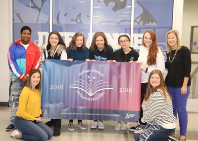 DHS yearbook staff