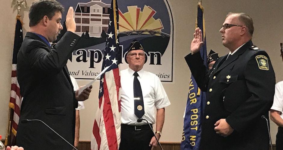 New Napoleon police chief sworn in Local News