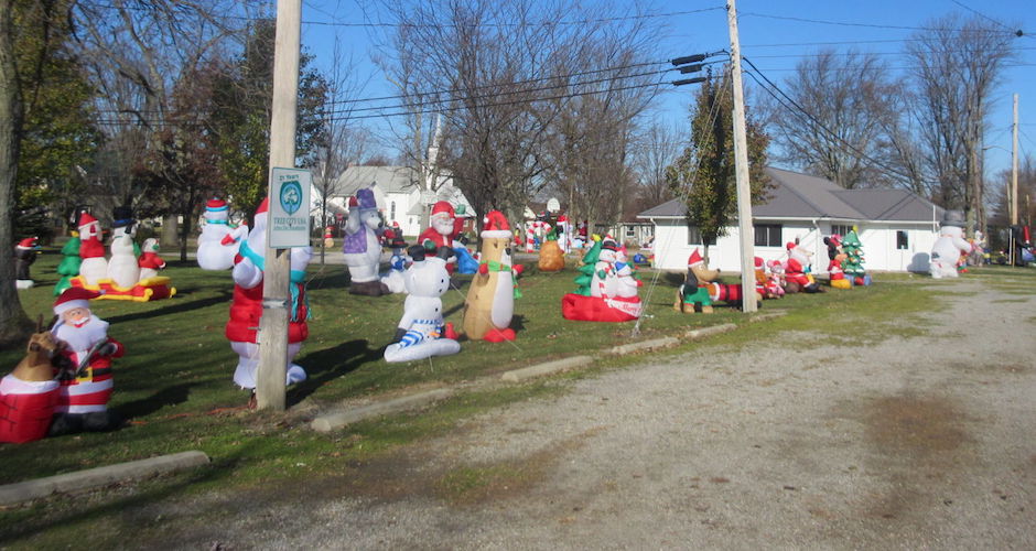 Inflatables bring Christmas cheer to Holgate park Local News