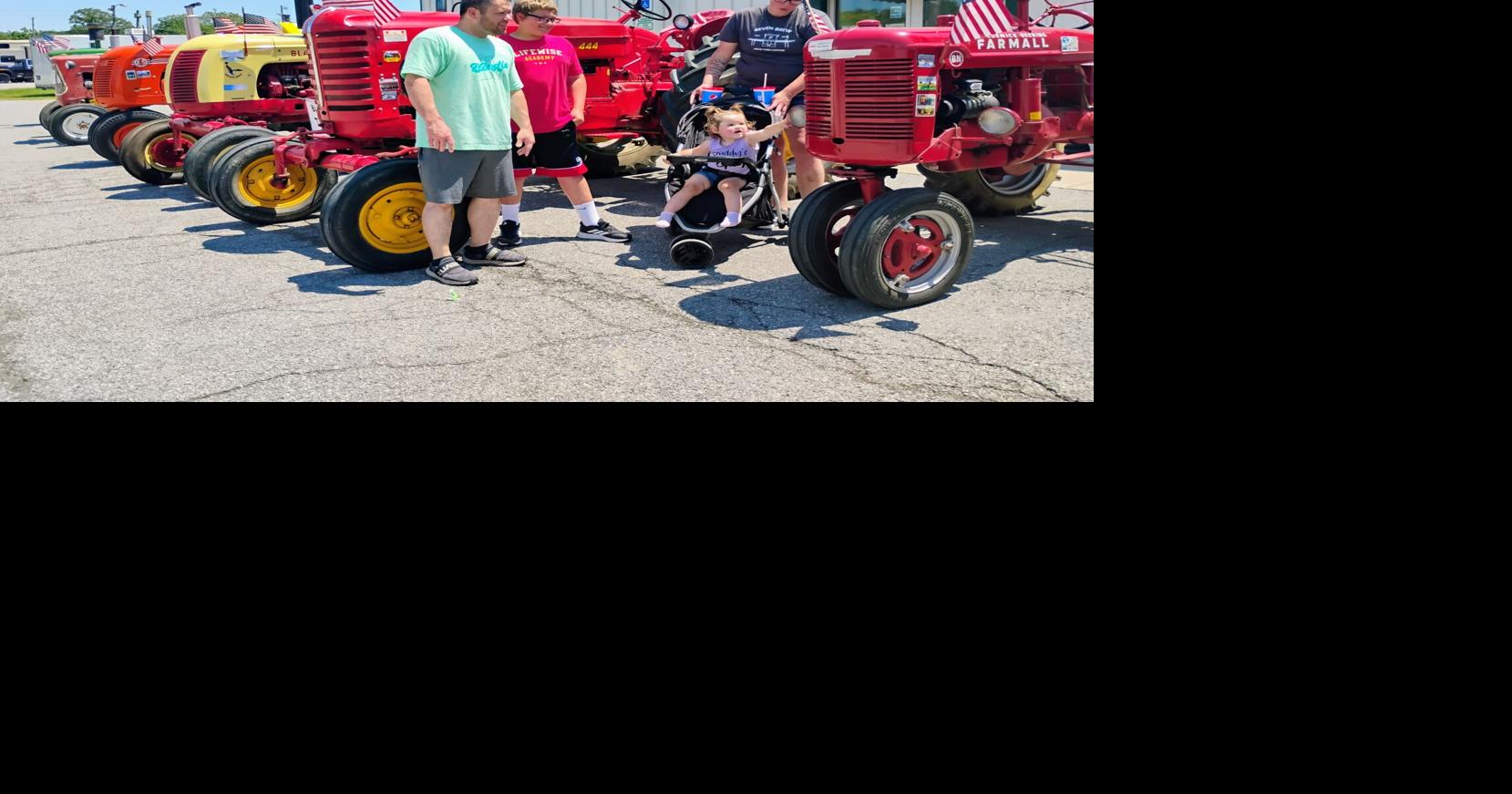 Checking out tractors
