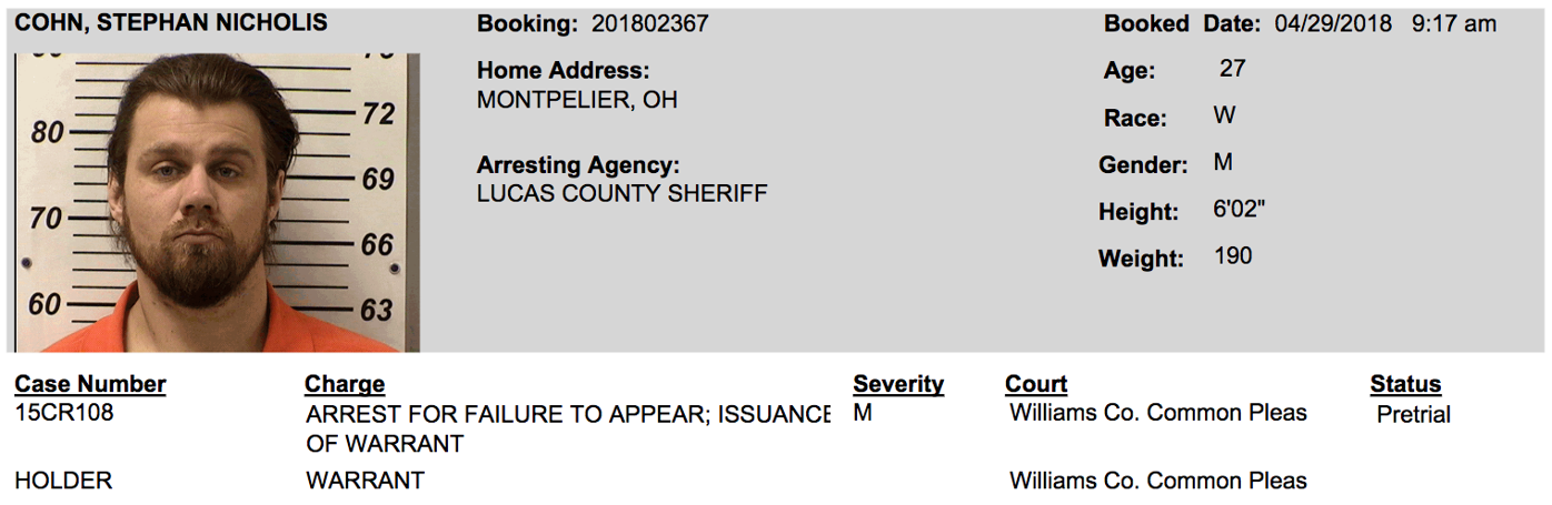 lucas county booking last week