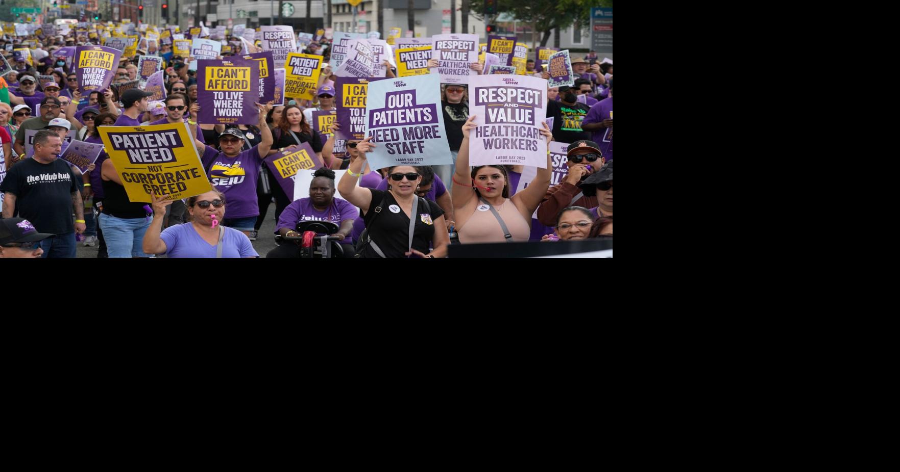 Kaiser Permanente workers start to walk off the job. It’s set to become ...