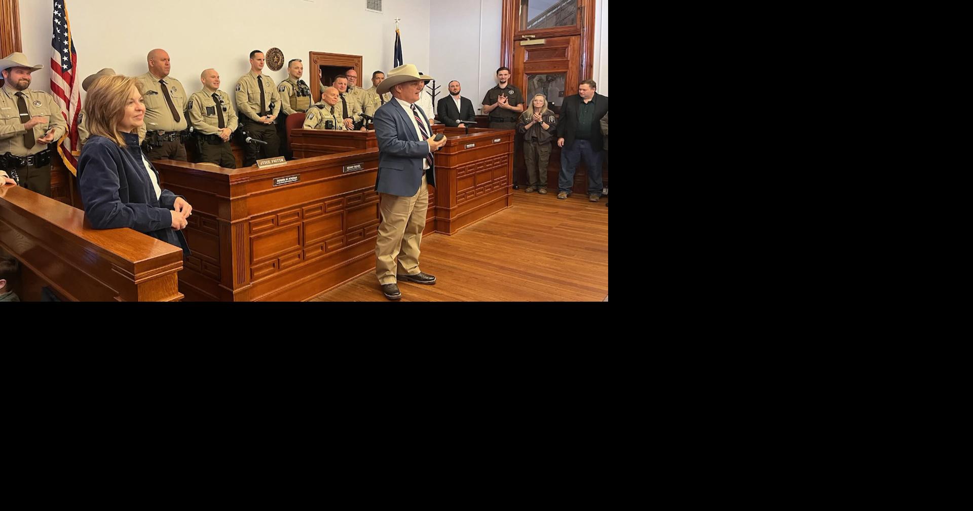 Lavaca County Sheriff Greenwell sworn in Wednesday News