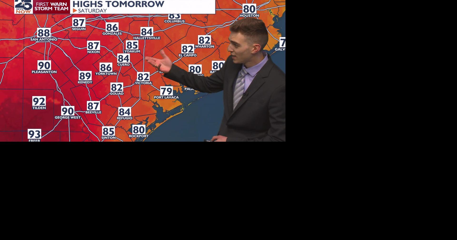 Near-record heat this weekend before next cold front arrives | Weather ...