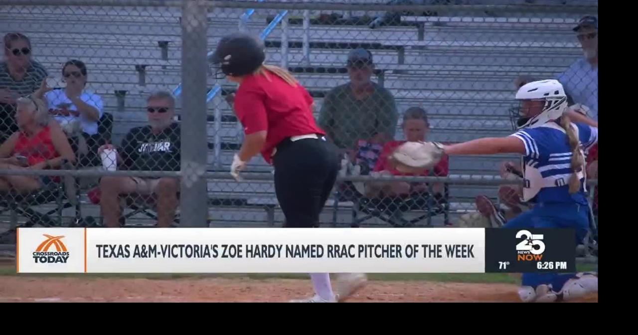 Texas A&M-Victoria softball star Zoe Hardy named RRAC pitcher of the week