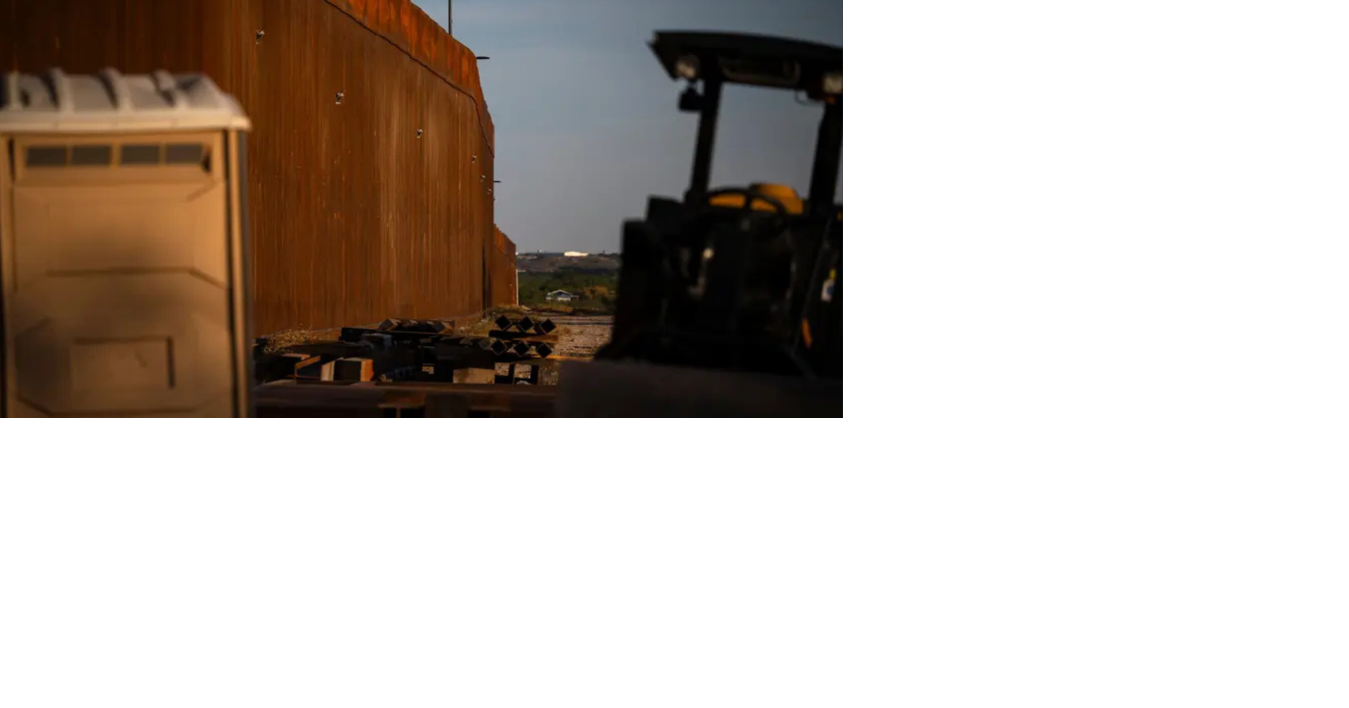 Why were border wall materials put up for auction? Here's what you ...