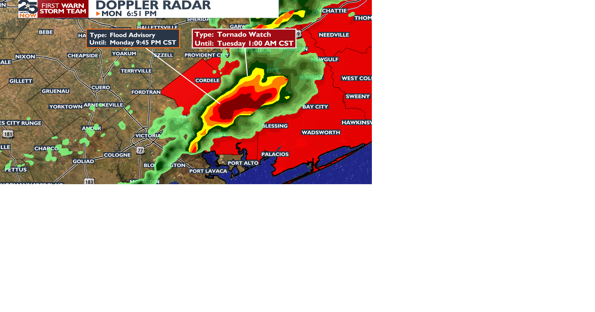 Severe Weather Update - 7pm