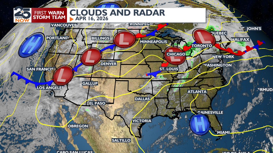 Weekend cold front | Weather | crossroadstoday.com