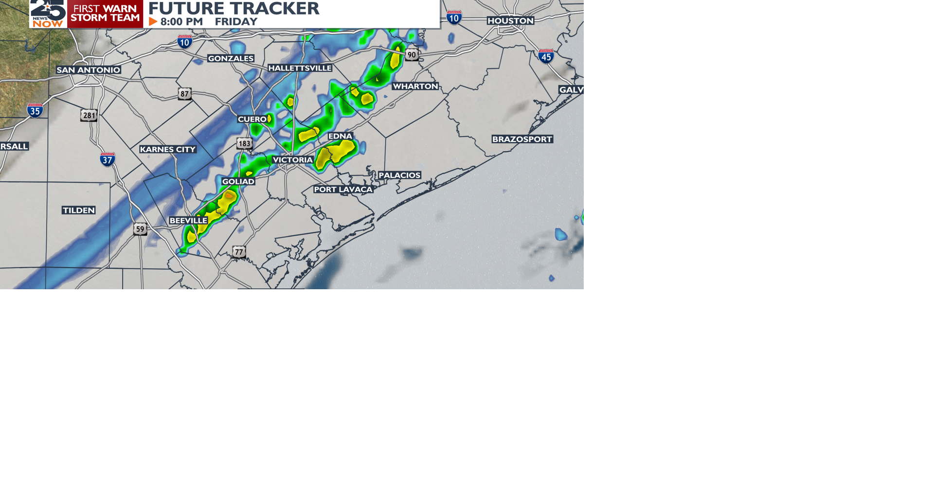Cold front tomorrow brings decent rain chances and chilly temps | News ...