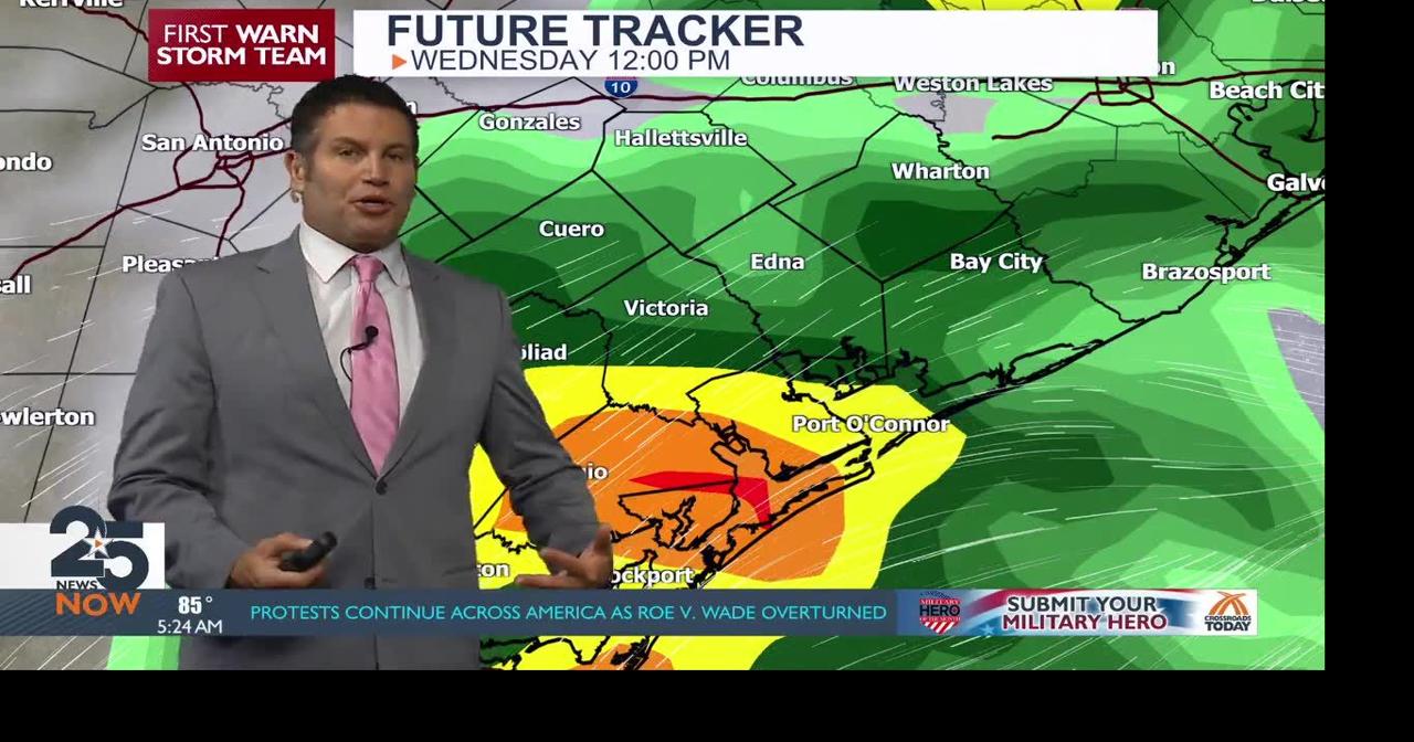 Showers and cooler temperatures to kick off the work week | Forecast ...