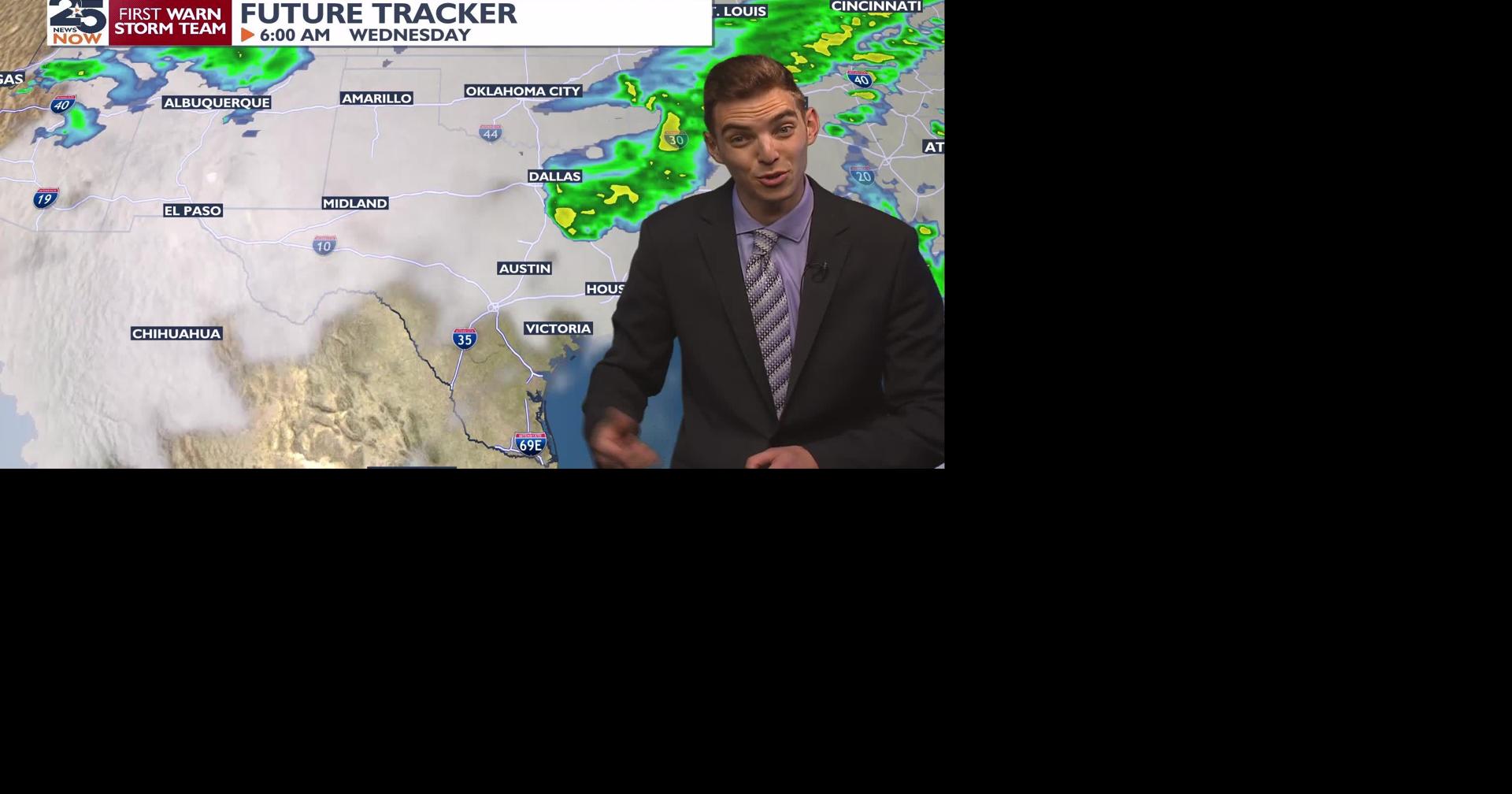 Cool front tomorrow and rain/storm chances for Easter weekend | Weather ...