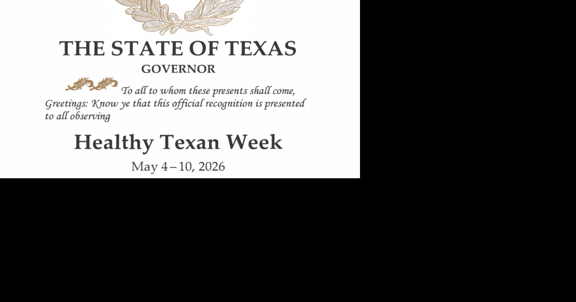 Healthy Texan Week highlights public health resources across Texas ...