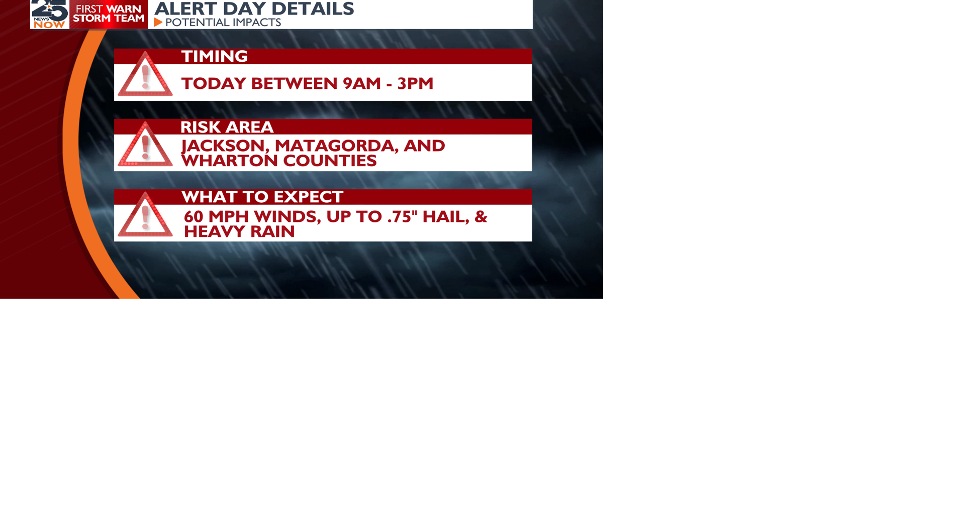 One more day of storms before nice warm weather returns | Weather ...