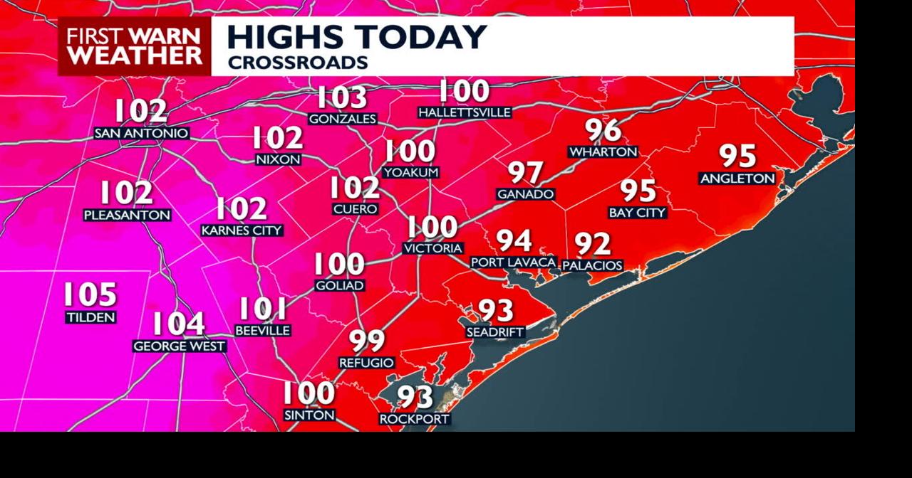 Rain chances reduce for now, heat stays in