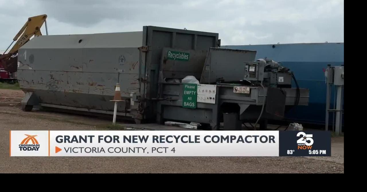 New compactor to enhance recycling services in Victoria County precinct 4.