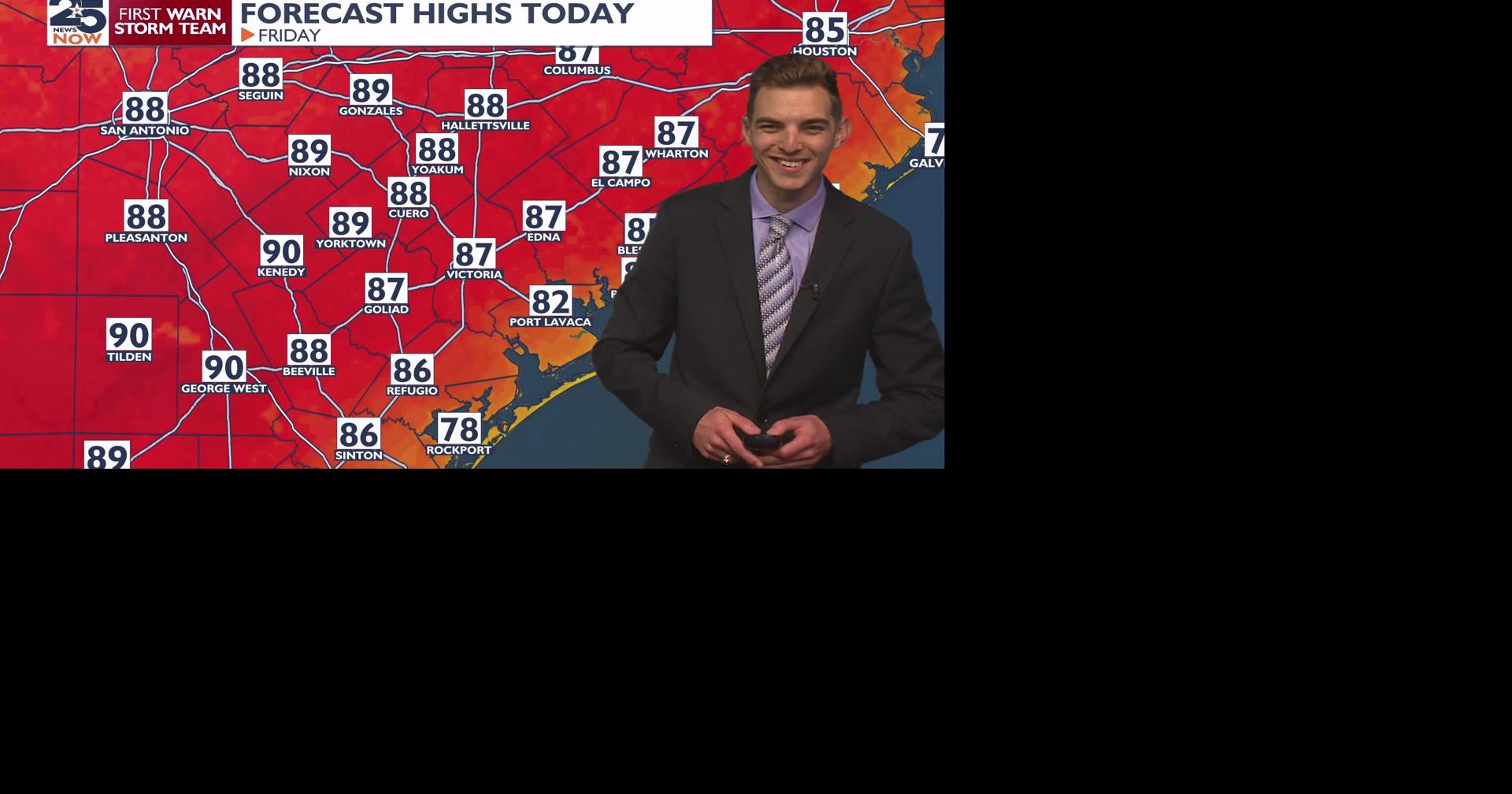 Still very warm before rain chances and breezy winds return | Weather ...