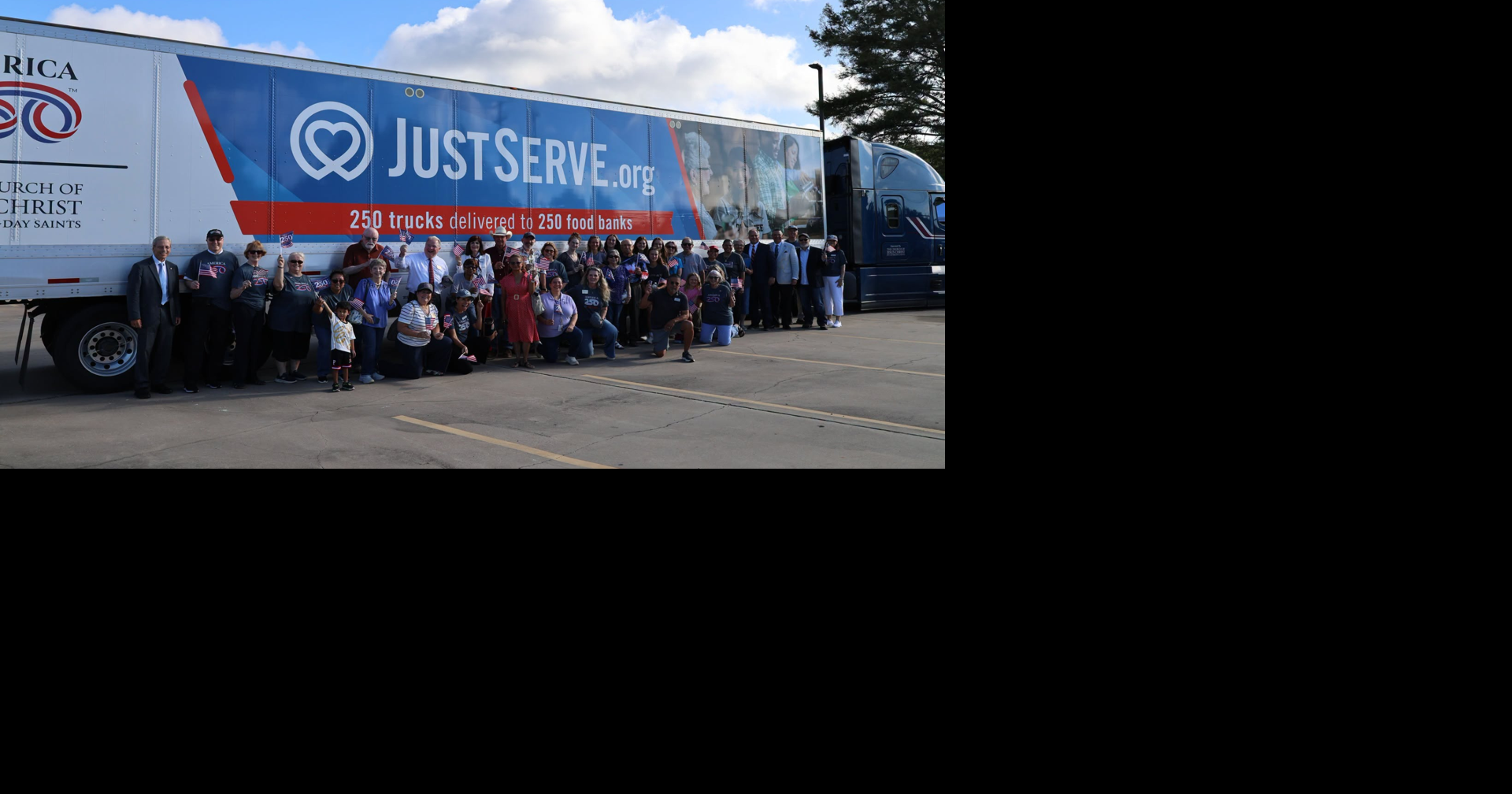 USA 250 makes major food donation to the Food Bank Of The Golden Crescent