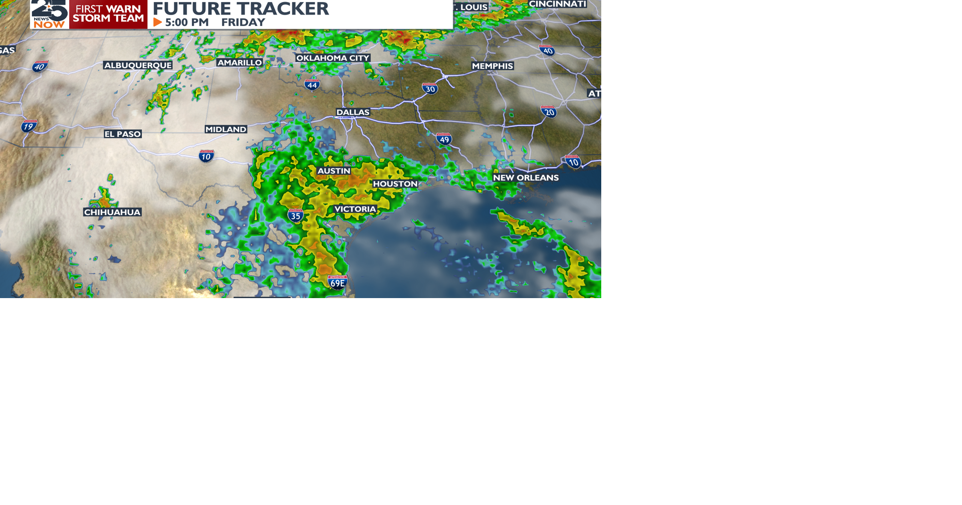 Late week rain chances likely and continuing into next week | Weather ...